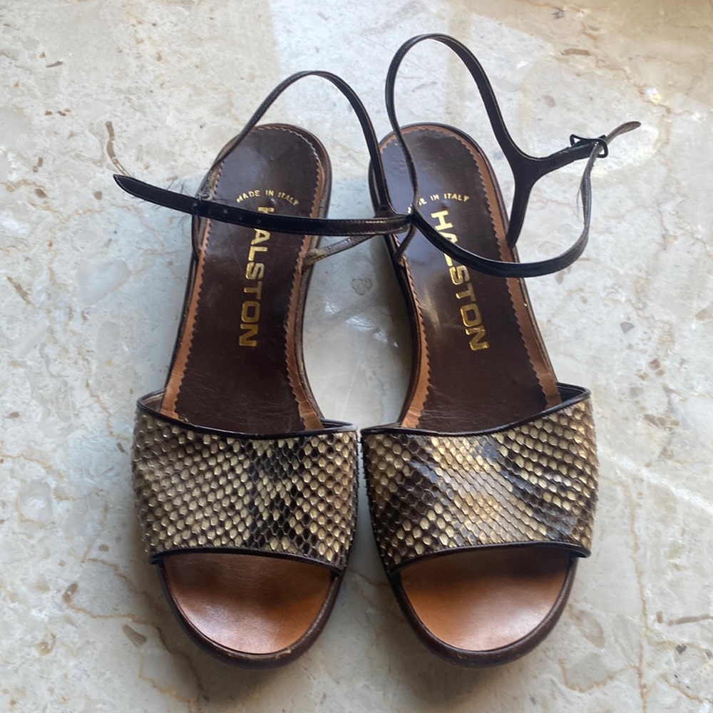 Vintage Halston sandals